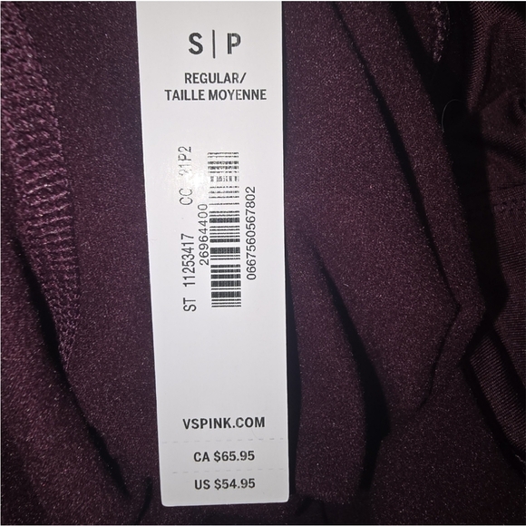 🆕Victoria’s Secret PINK Winter Performance Flare Leggings, Small - Wild Rose - Picture 5 of 9